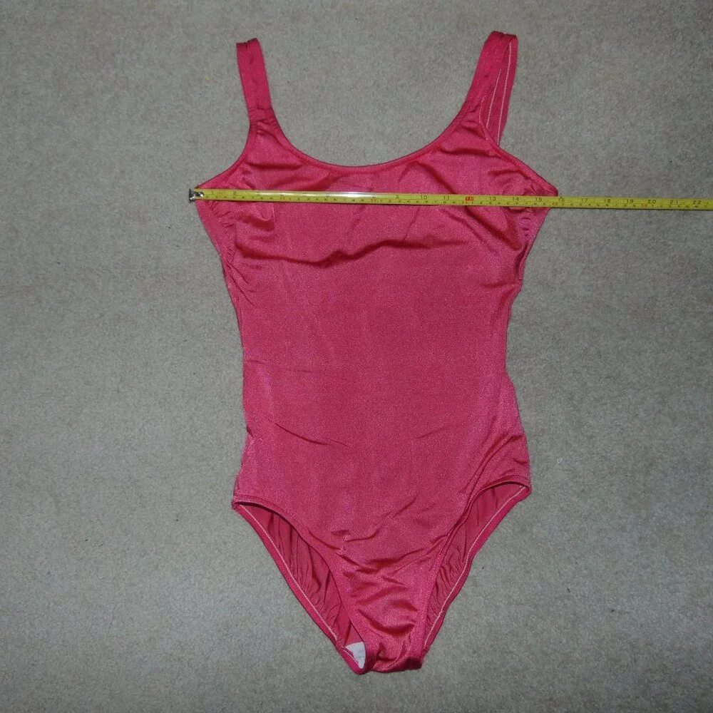 Lands End Raspberry Swimsuit 12L - Picture 6 of 6
